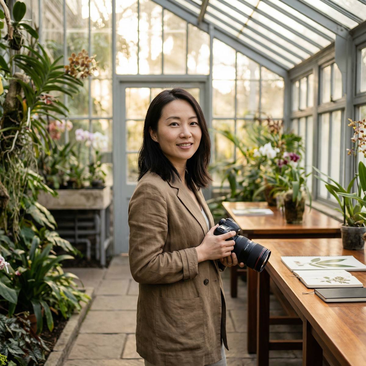 大象传媒植物摄影师王晓梅